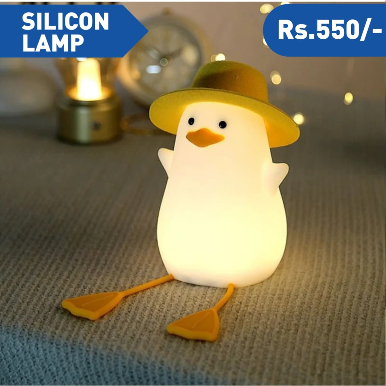 CAP DUCK SILICON LAMP
