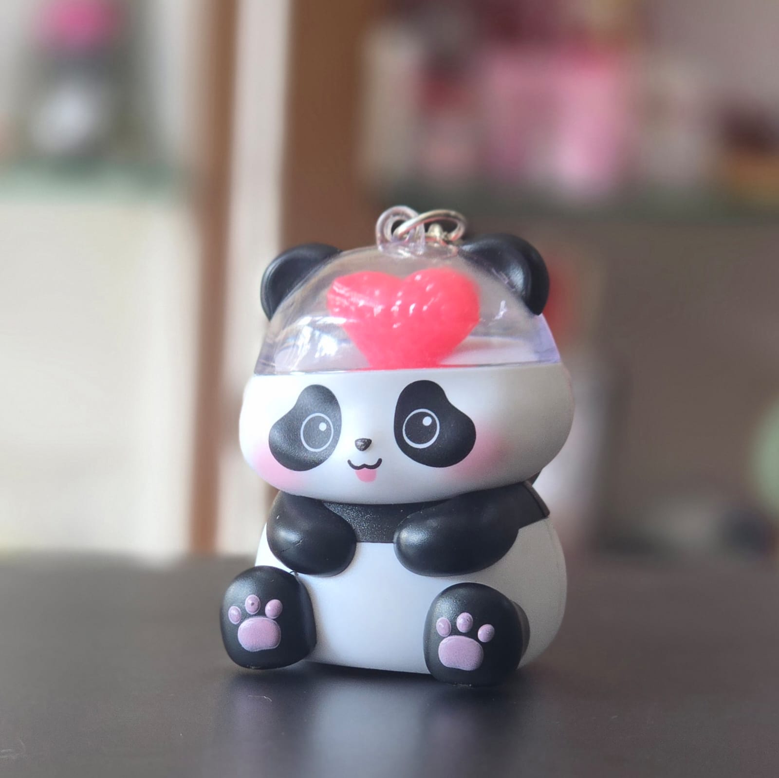 love you panda keychain