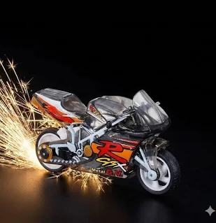 SPARKLE BIKE KEYCHAIN