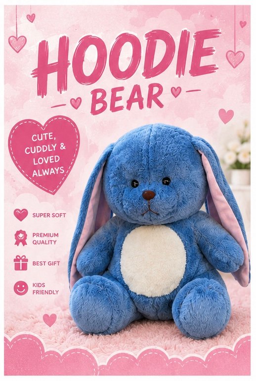 Snitch hoodie Bear 55cm