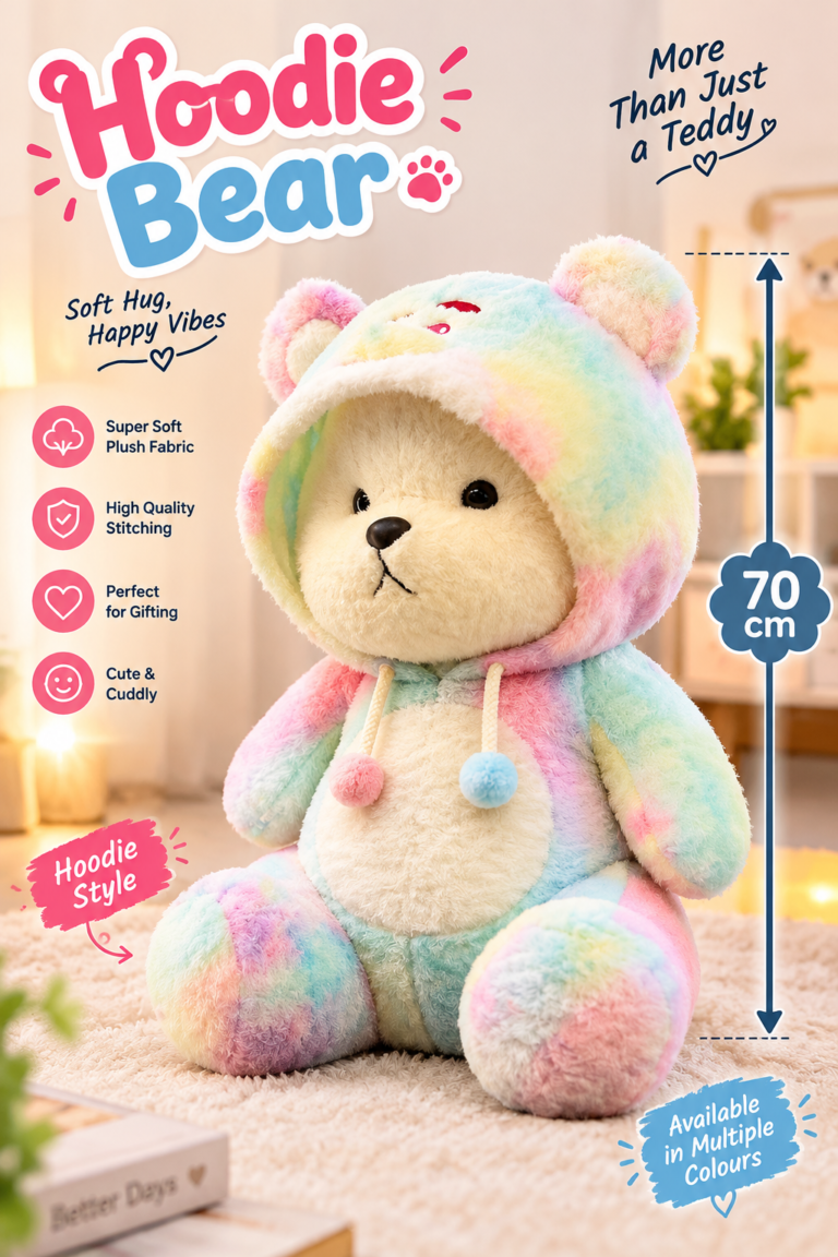 Hoodie bear 70cm